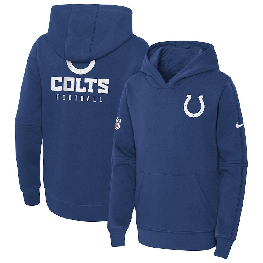 Youth 2023 NFL Indianapolis Colts blue Sweatshirt style 1->minnesota vikings->NFL Jersey